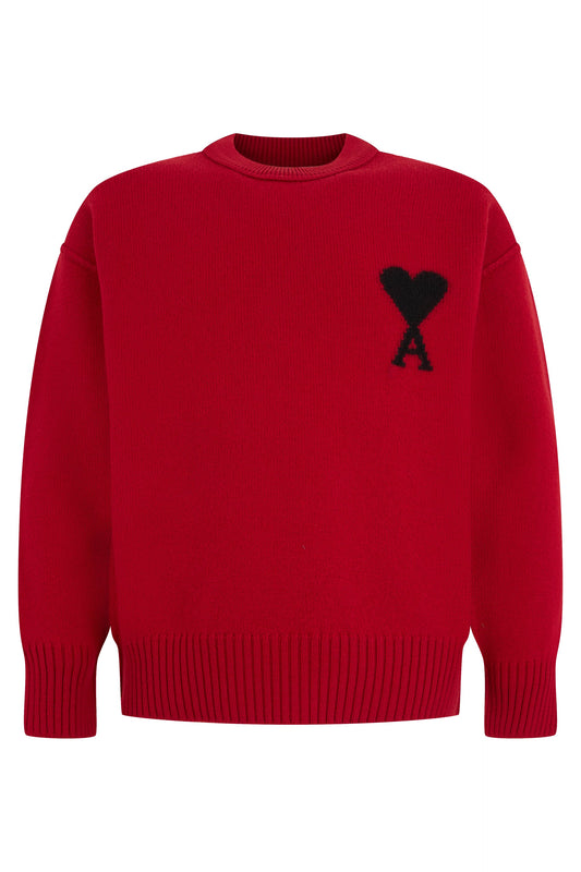 Sweater with logo in wool RTW