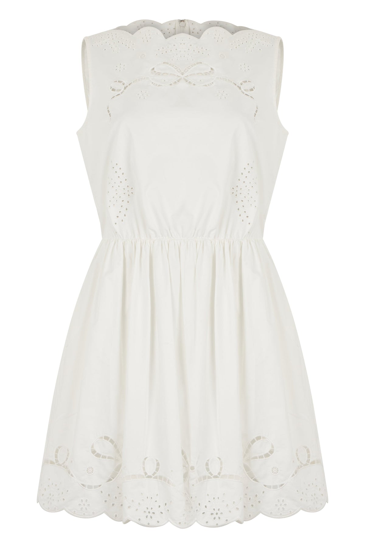 Mini dress with lace details RTW