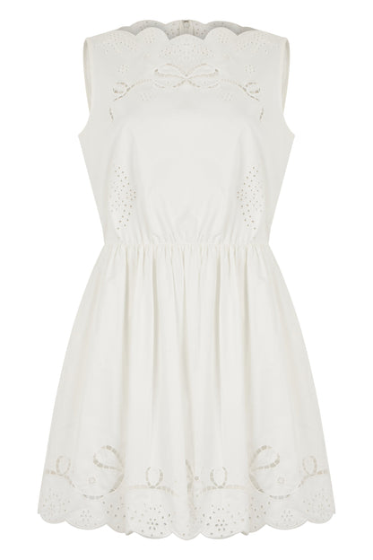 Mini dress with lace details RTW