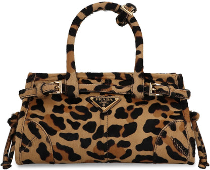 Prada Bonnie mini handbag in printed leather BAGS