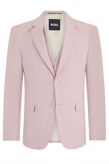 Three-piece slim fit suit in virgin wool RTW
