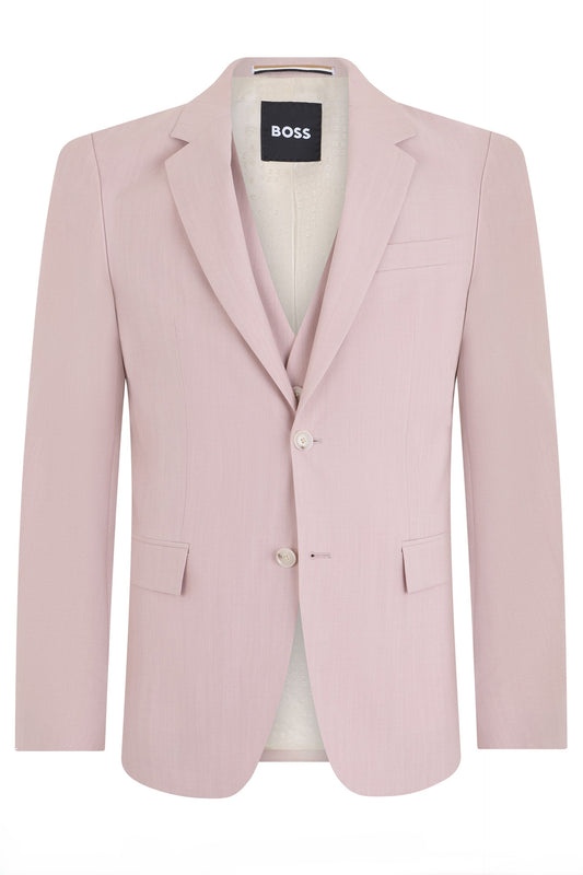 Three-piece slim fit suit in virgin wool RTW