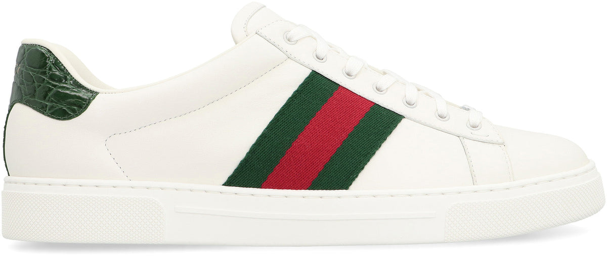 Ace leather low-top sneakers SHOES