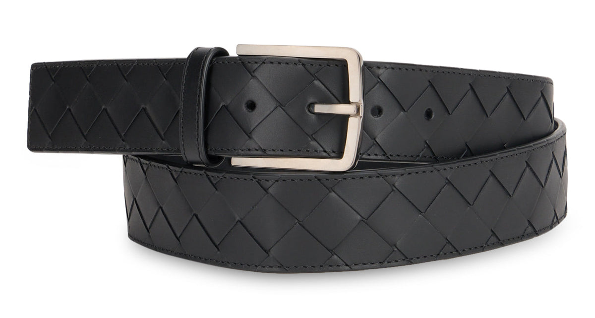 Braided leather belt ACC