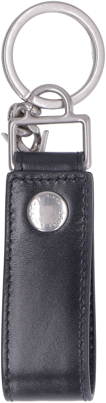 Leather keychain with logo RTW