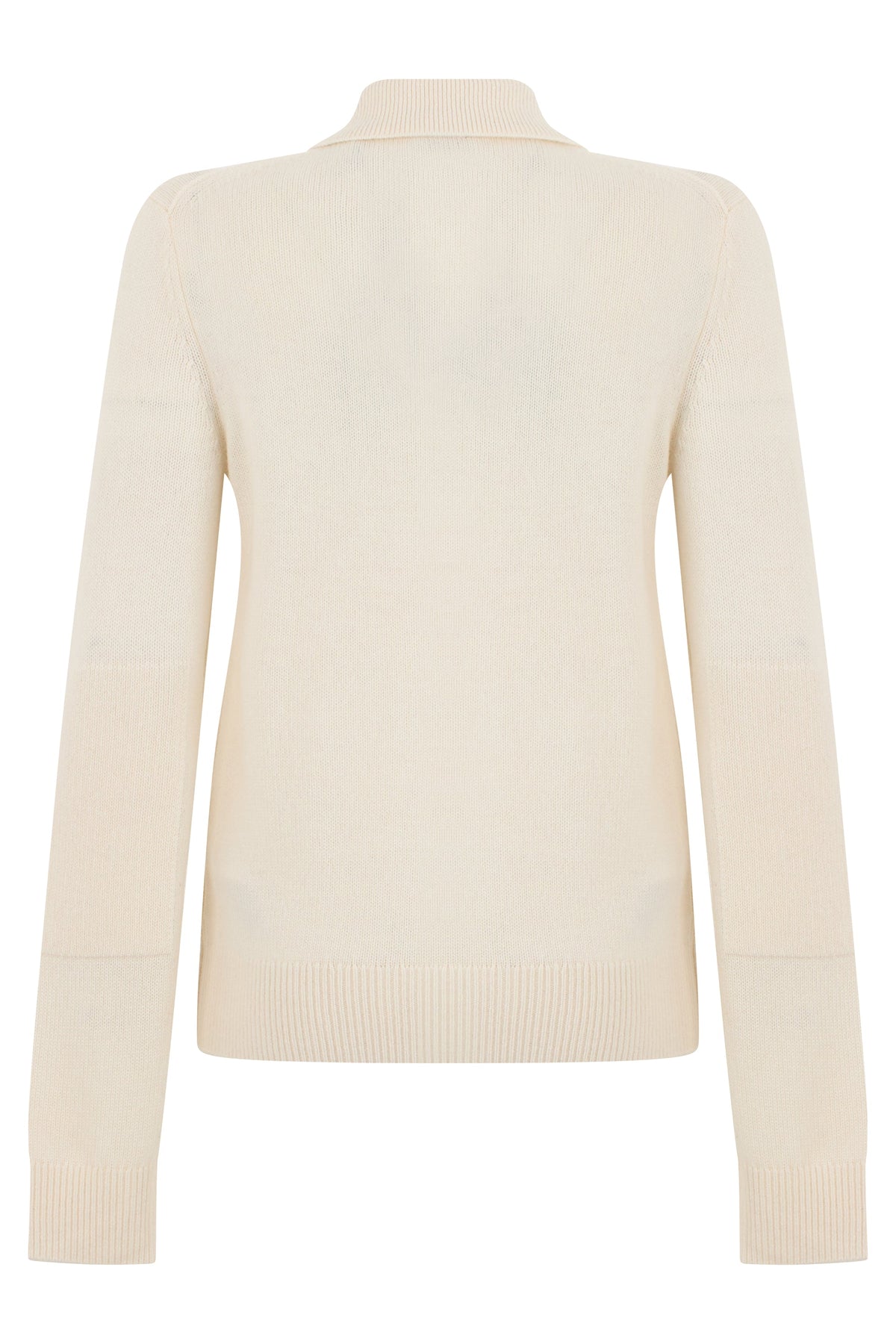 Sweater with zip collar in cashmere RTW
