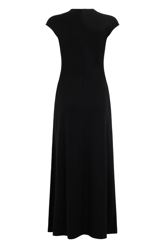 Totême Long dress with short sleeves