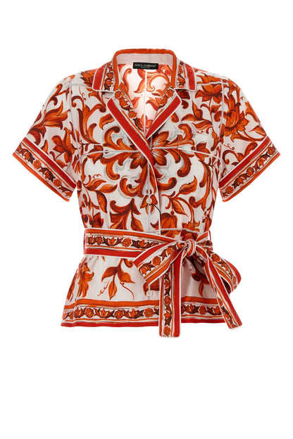 TWILL MAIOLICA ARANCIONE SHIRTS