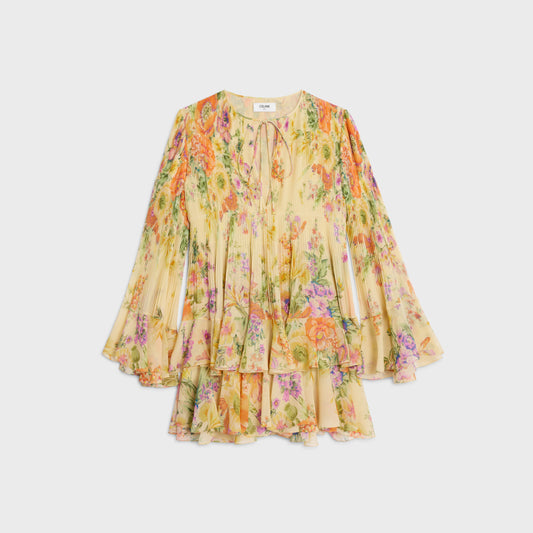 Celine Mini robe plissee