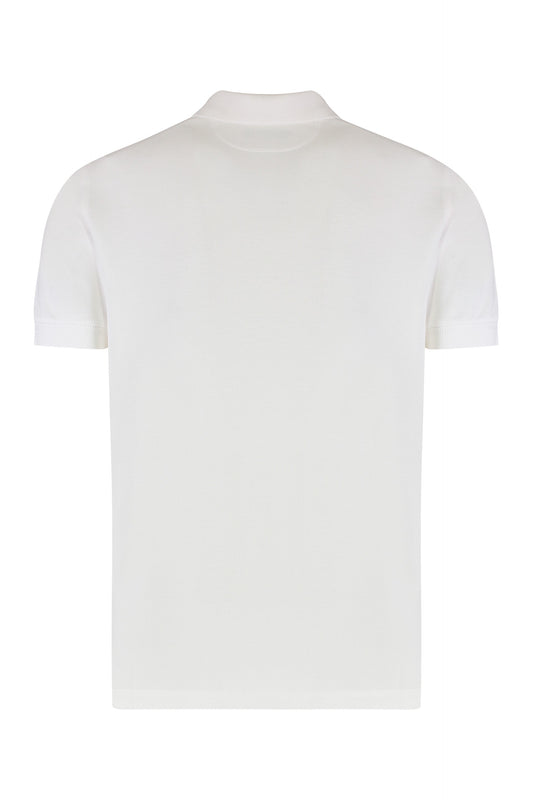 Cotton blend piqué polo shirt RTW