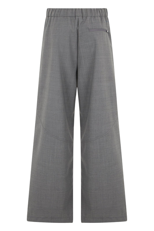 Wide-leg pants with elastic waistband RTW