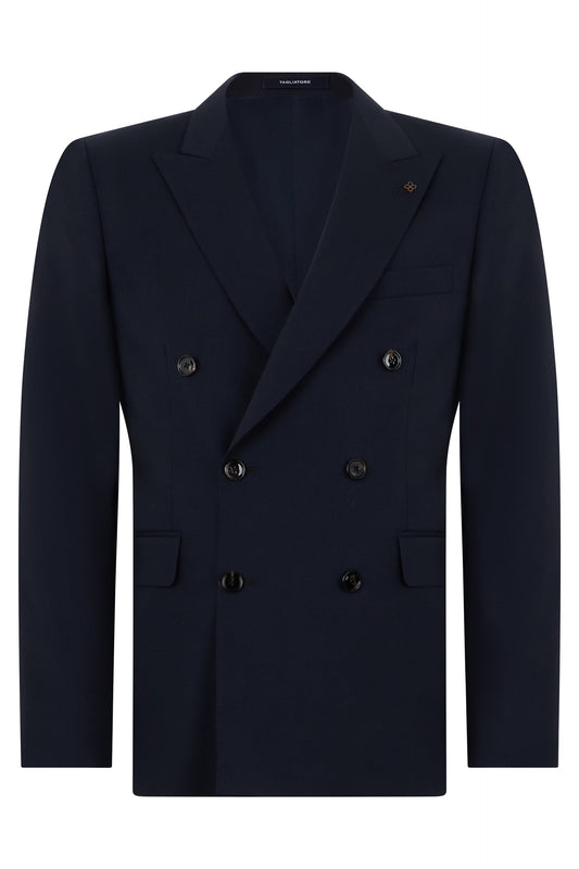 Double-breasted jacket in virgin wool RTW