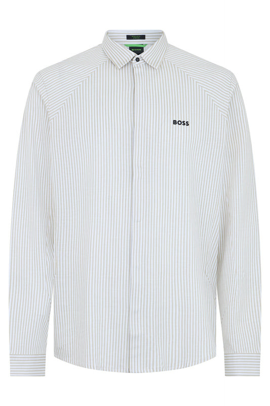 Cotton elastic striped shirt RTW