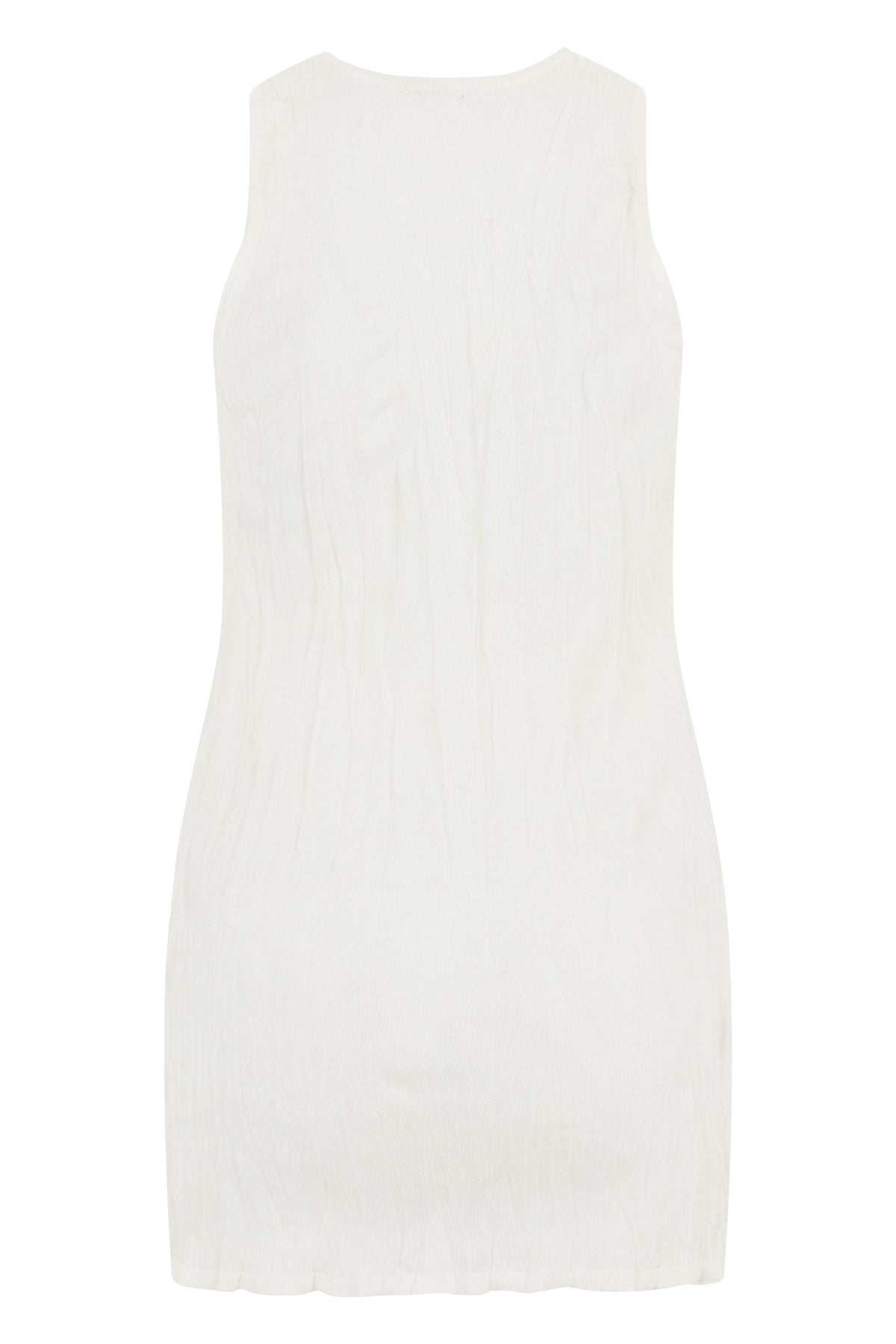 Crinkled Knit tank top wrinkled effect RTW