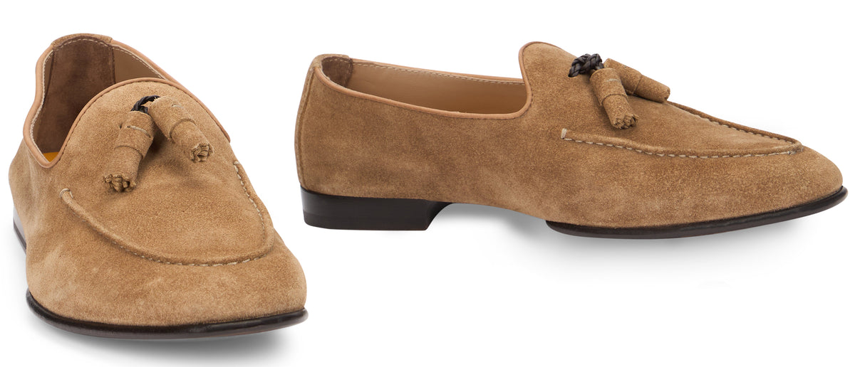 Suede loafers with napa RTW
