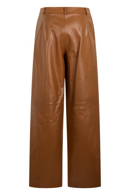 Max Mara Studio Loose Leather Pants