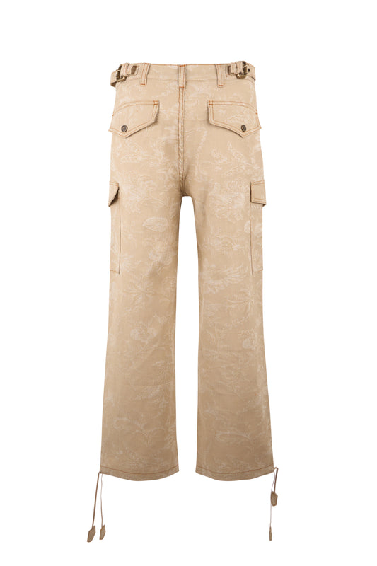 Cargo pants in cotton with print RTW