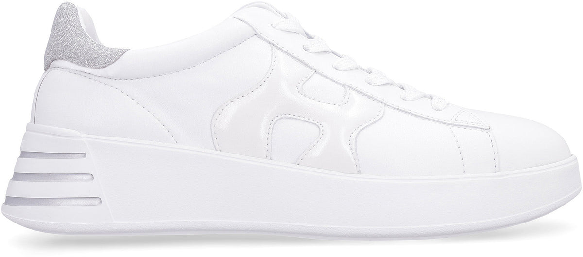 Rebel leather low-top sneakers SHOES