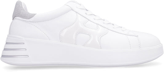 Rebel leather low-top sneakers SHOES