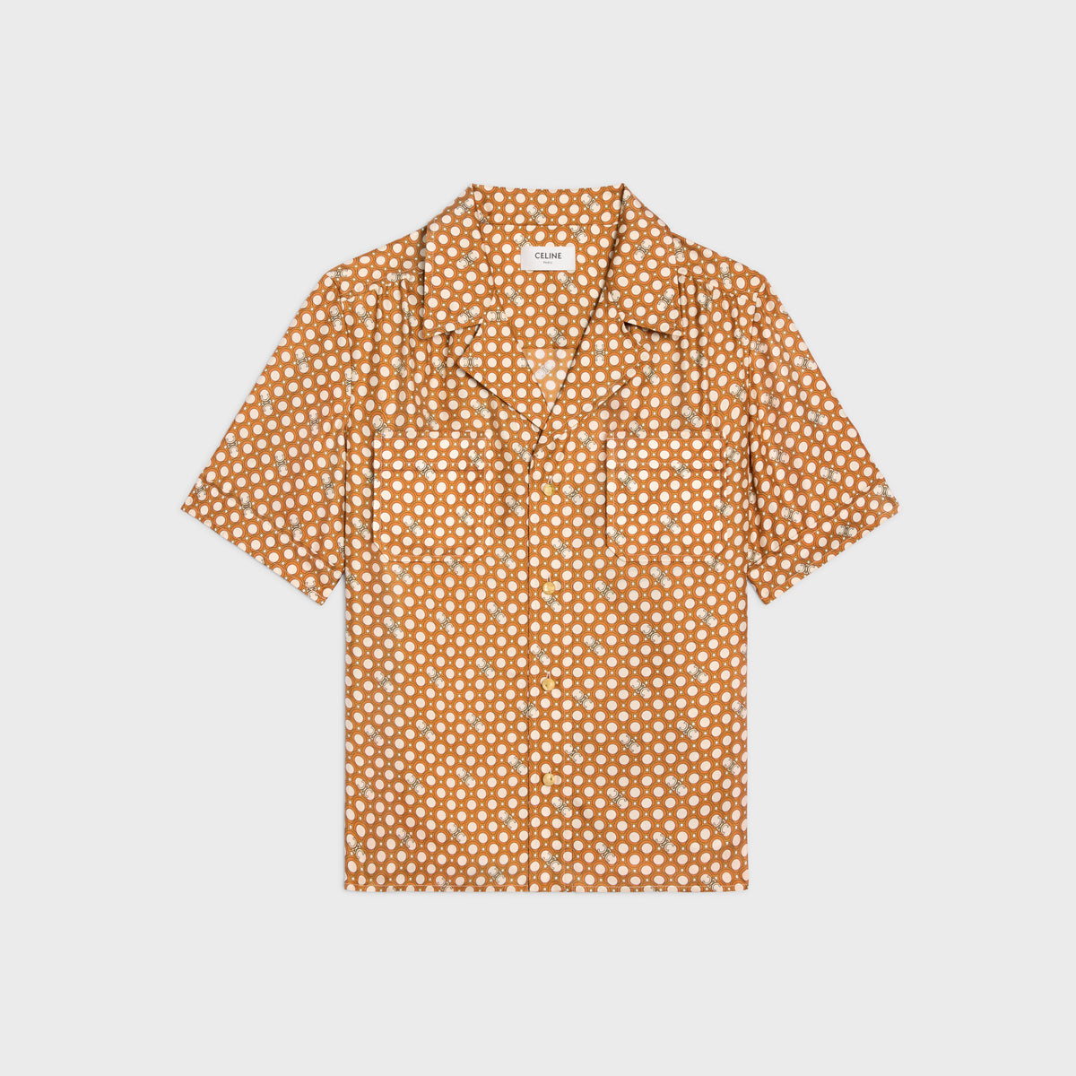 Celine Chemise pyjama manches courtes