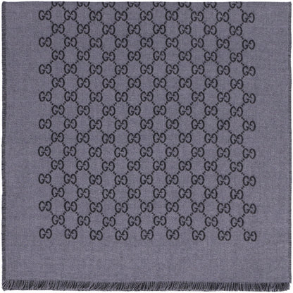 Wool GG jacquard scarf ACC