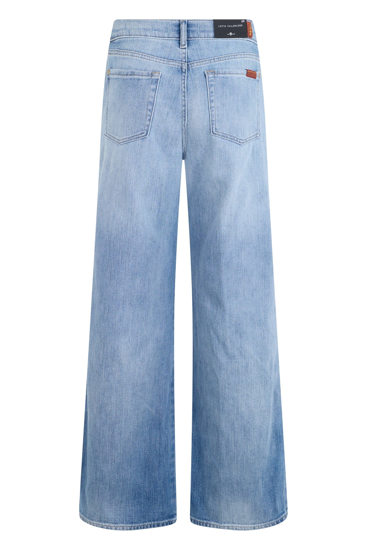 Denim trousers with a wide leg RTW