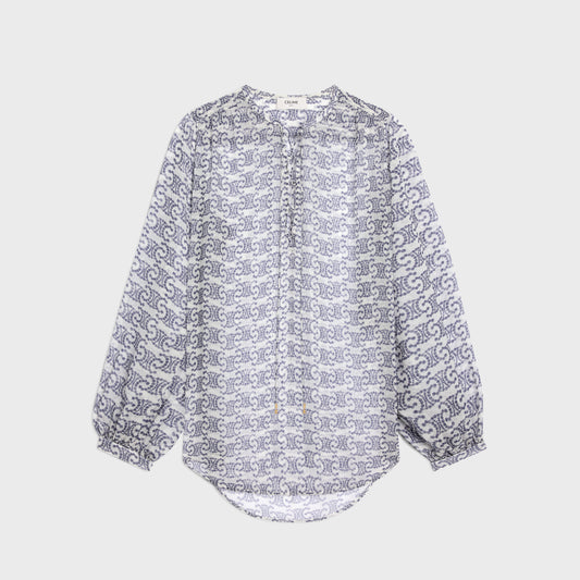 Celine Blouse romy col lacet