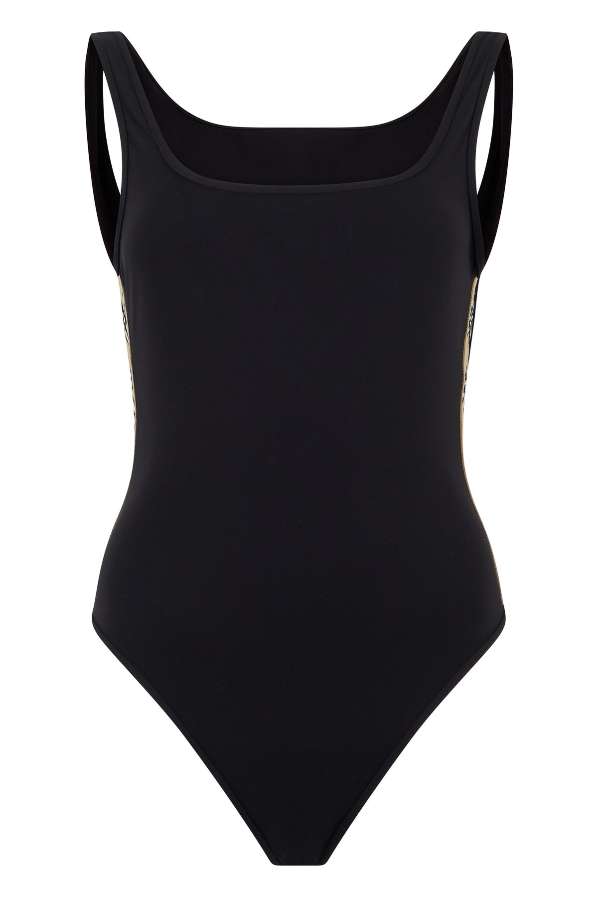 Swimsuit with checked details RTW