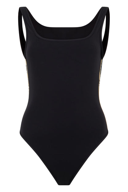 Swimsuit with checked details RTW
