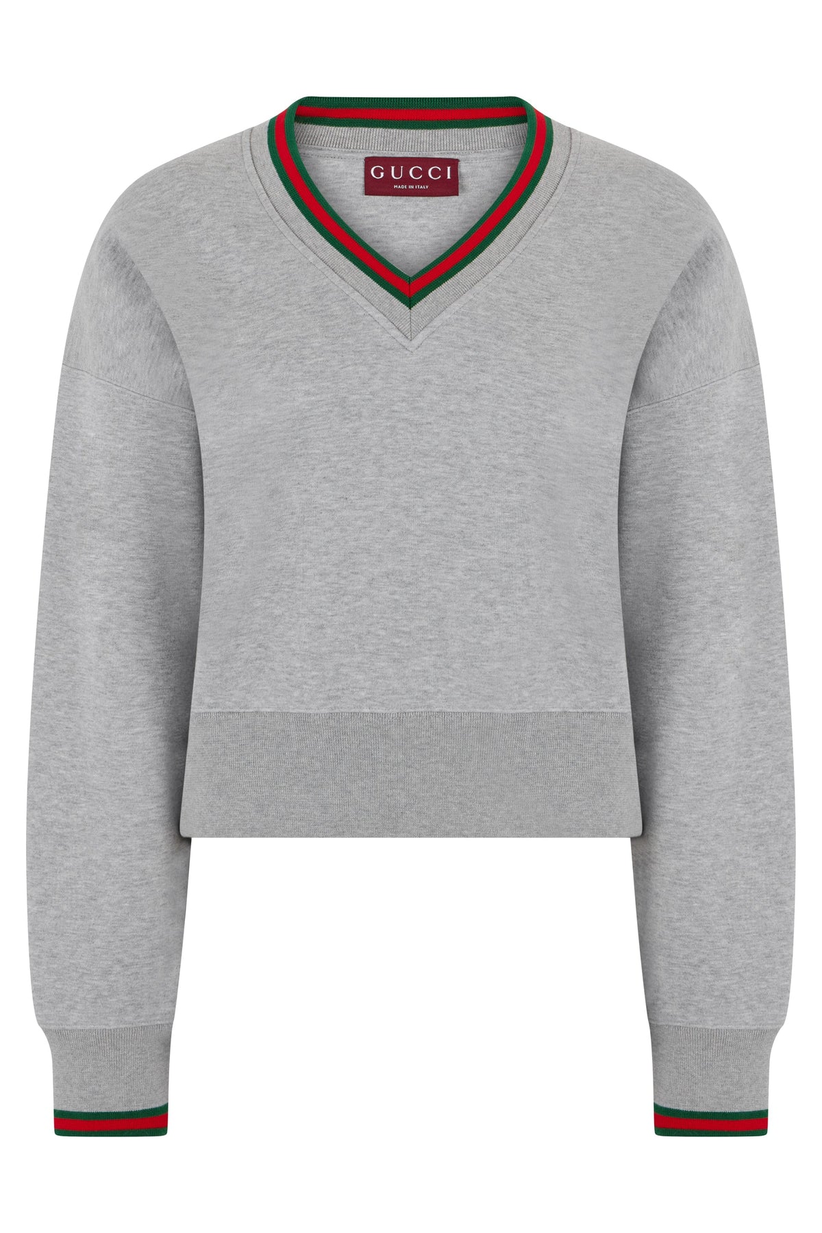 Jersey cotton sweatshirt with Web RTW