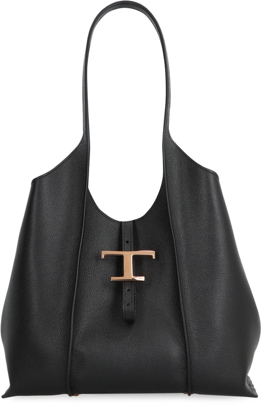 T Timeless small leather tote BAGS