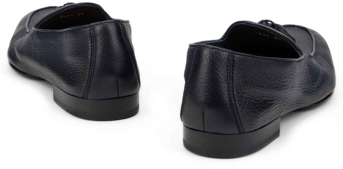 Loafer in wrinkled leather RTW