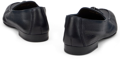 Loafer in wrinkled leather RTW