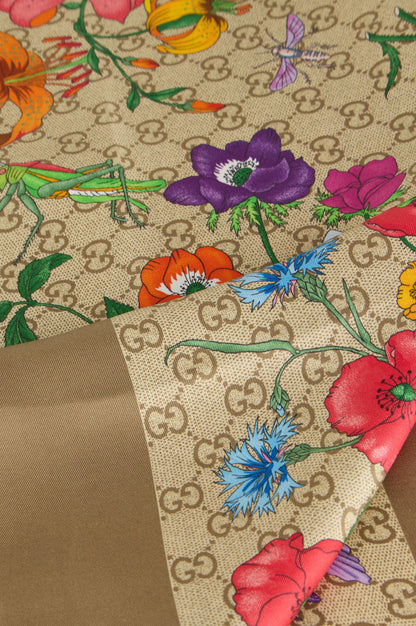 Gucci Floral scarf