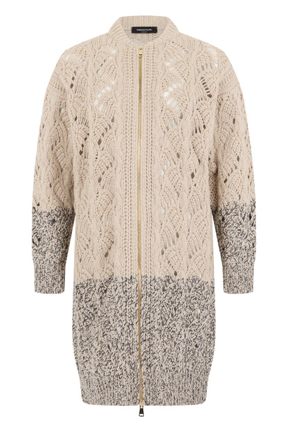 Long cardigan with zip RTW