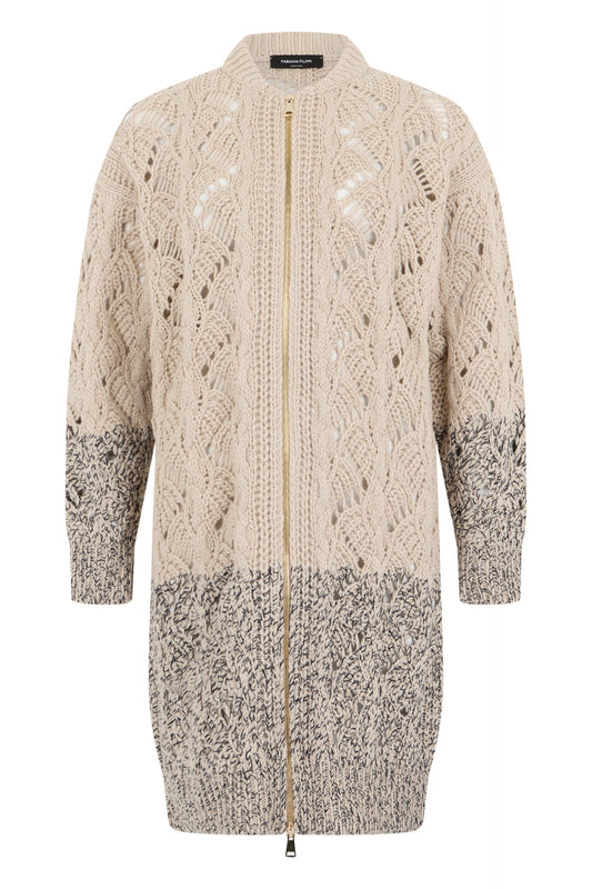 Long cardigan with zip RTW