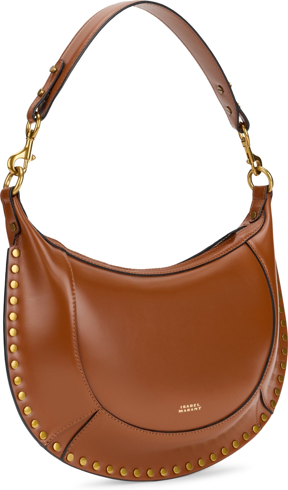 Isabel Marant Oskan Moon bag in brushed leather