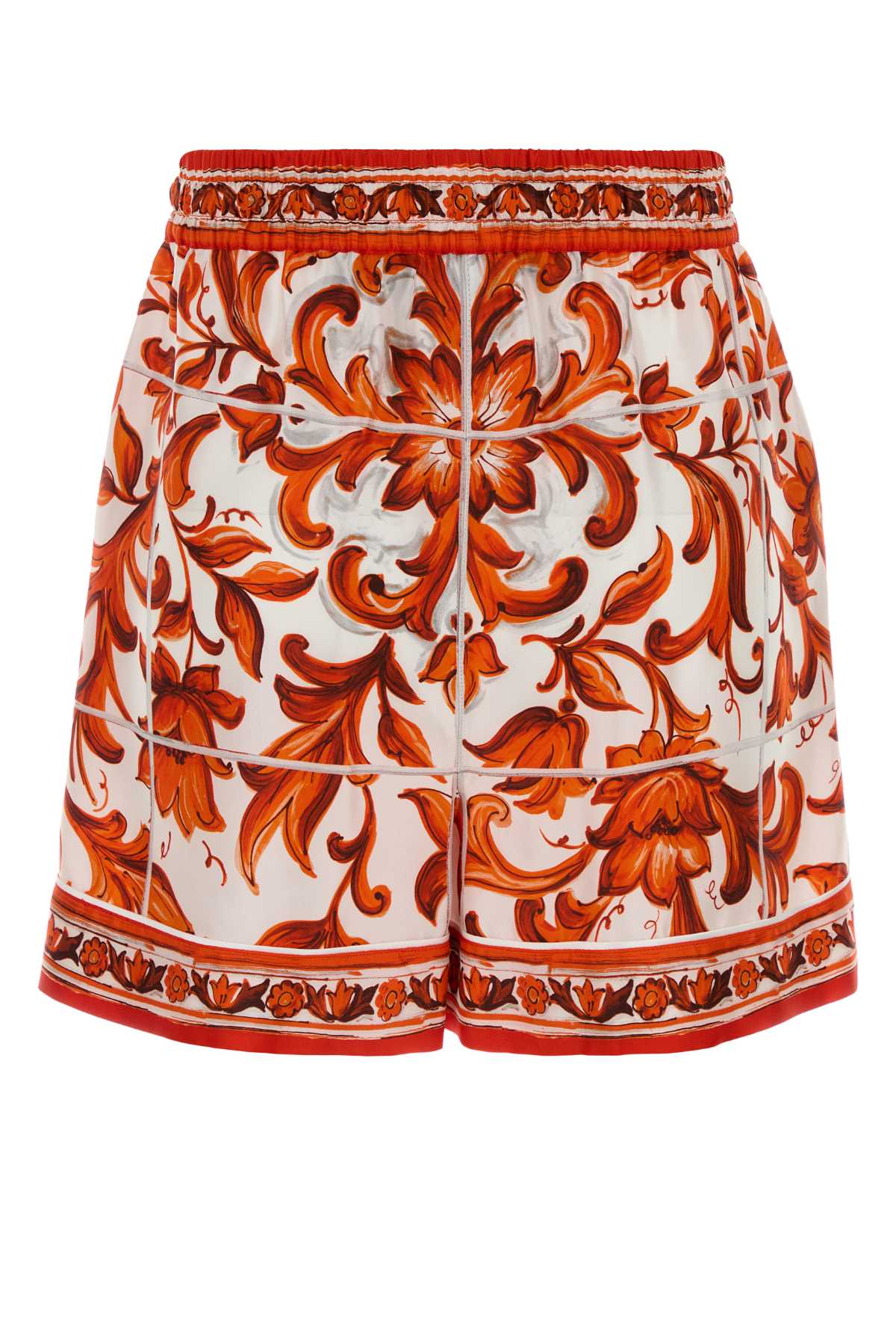 TWILL MAIOLICA ARANCIONE SHORTS