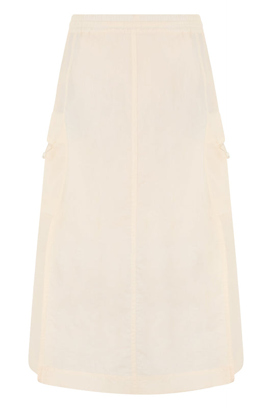 Long dress in technical fabric RTW