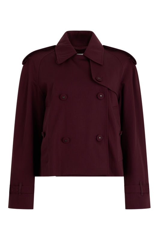 Short jacket with classic collar RTW