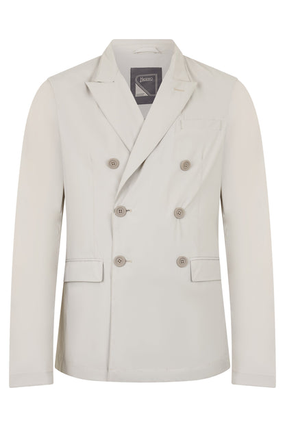 Double-breasted jacket in technical fabric RTW