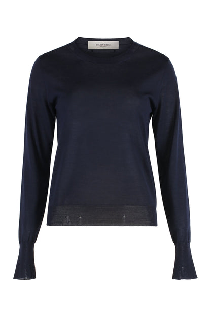 Golden Goose Sweater with round neck in wool