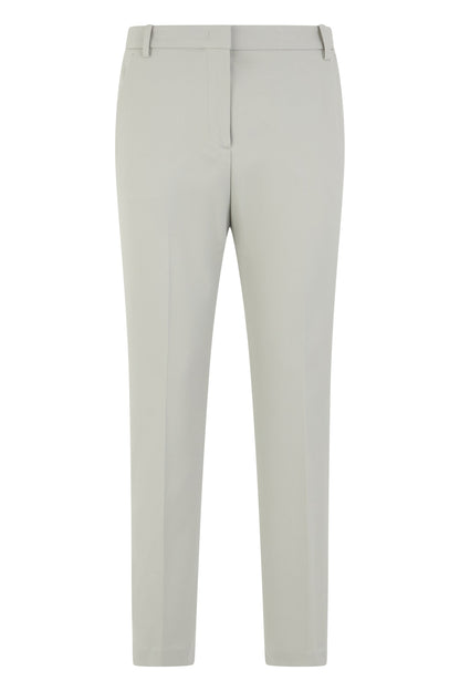 Light gray trousers in viscose RTW
