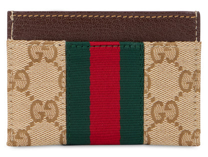 Gucci Card holder with horsebit and monogram
