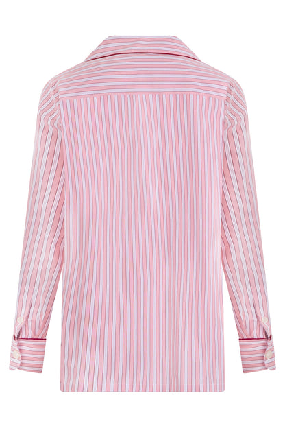 Shirt in striped poplin RTW