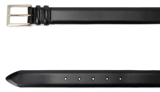 Brushed leather belt ACC