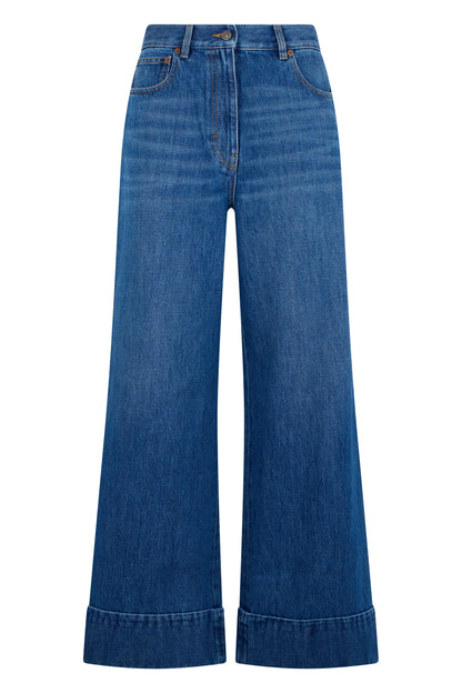 Cotton flared jeans RTW