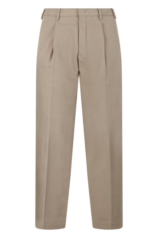 Cotton trousers with pleats RTW