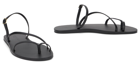 Low leather sandal SHOES