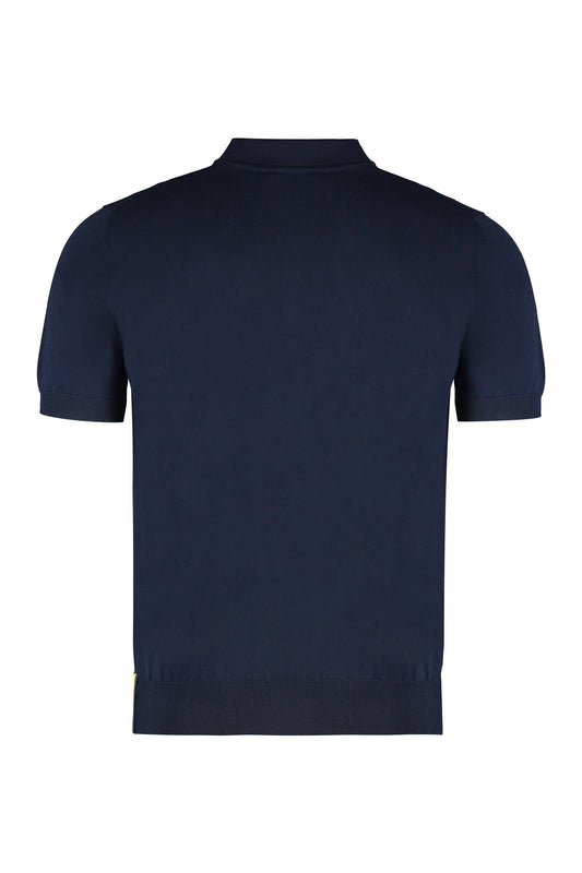 Pleyne knitted cotton polo shirt RTW